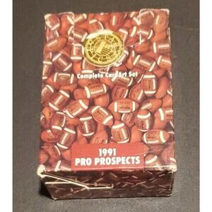 1991 star pics pro prospects football Complete Card Set Open Box